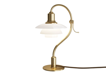 LOUIS POULSEN - PH 2/2 THE QUESTION MARK - Brass and opal glass table lamp by In Stock - view 3